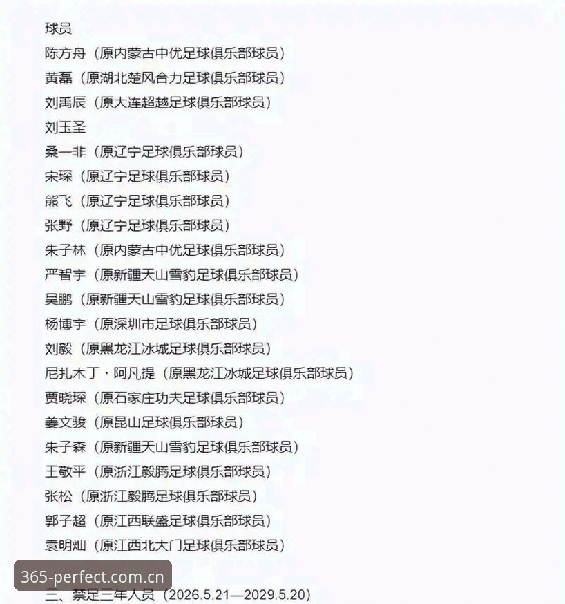 中国足协开出17项终身禁足重罚，足球反腐风暴揭示3大行业警示